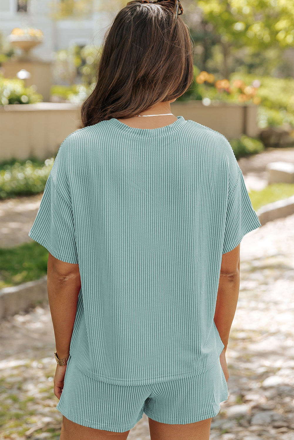 Iceland Blue Ribbed Set
