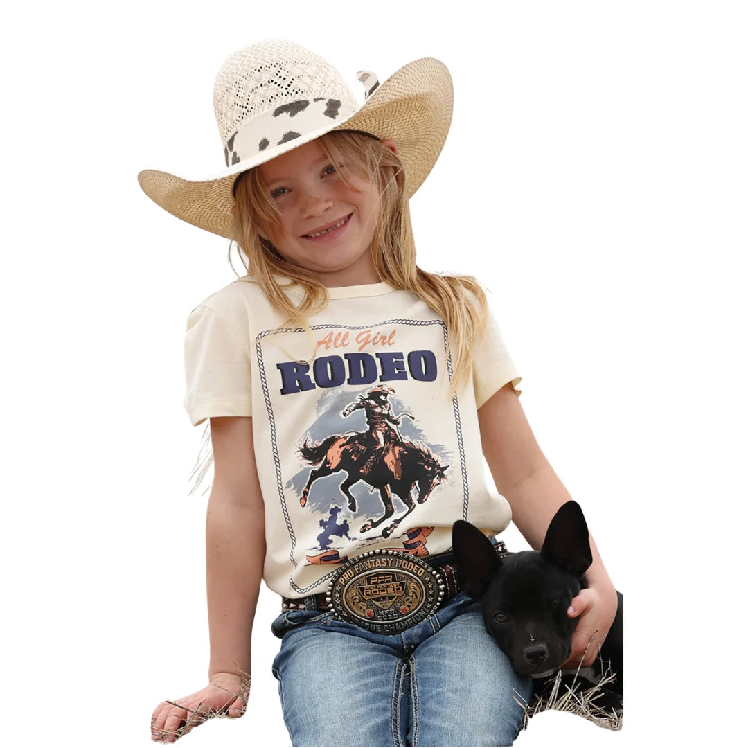 Cinch Youth Girl's 'All Girl Rodeo' Graphic T-Shirt