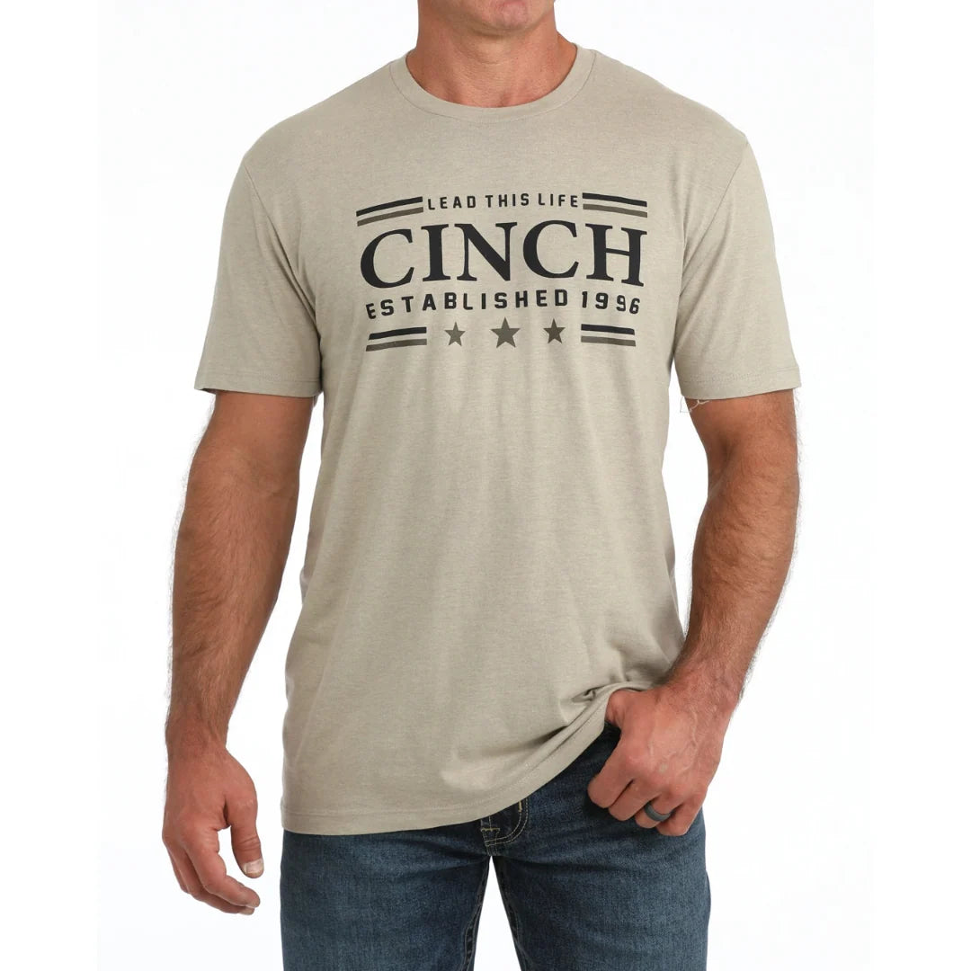 Cinch Men's Khaki T-Shirt