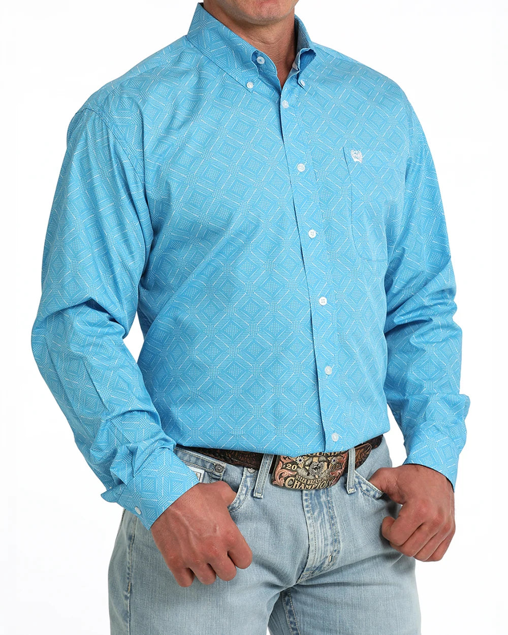 CINCH MEN'S CLASSIC FIT BUTTON-DOWN WESTERN SHIRT