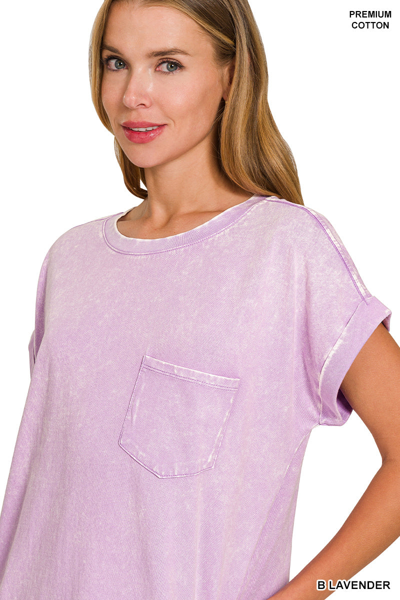 Cotton Washed T-Shirts Dress