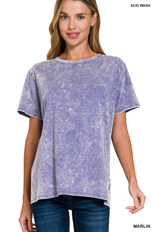 Washed Short Sleeve Shirt