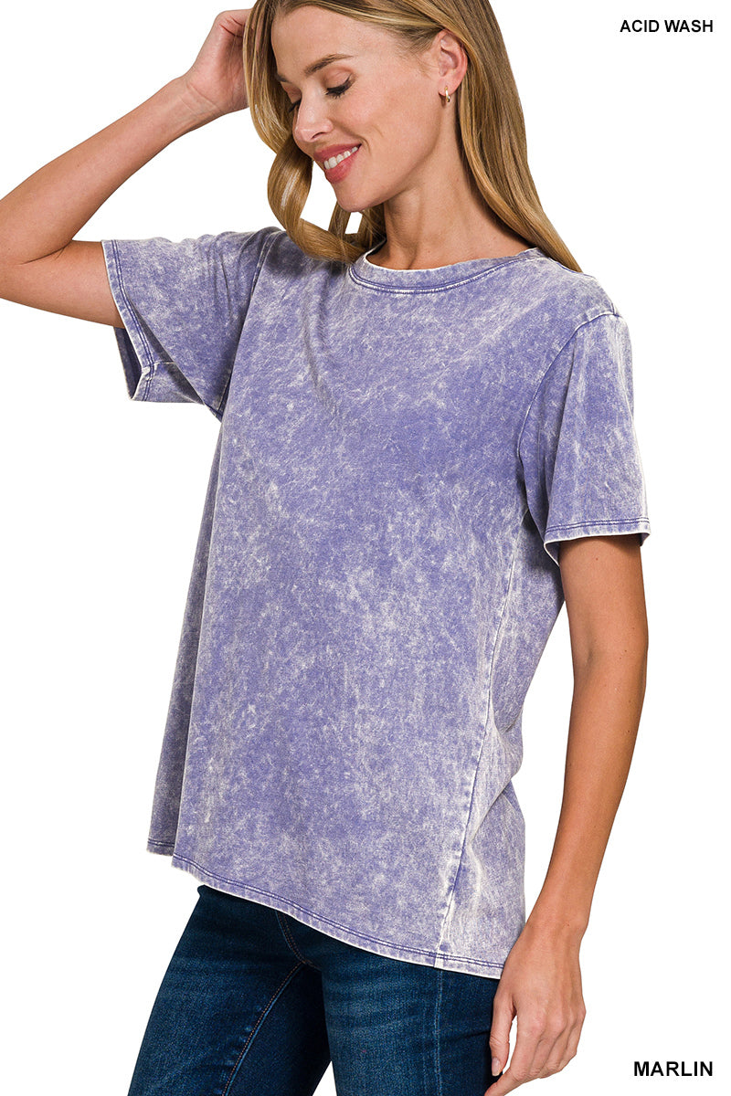 Washed Short Sleeve Shirt
