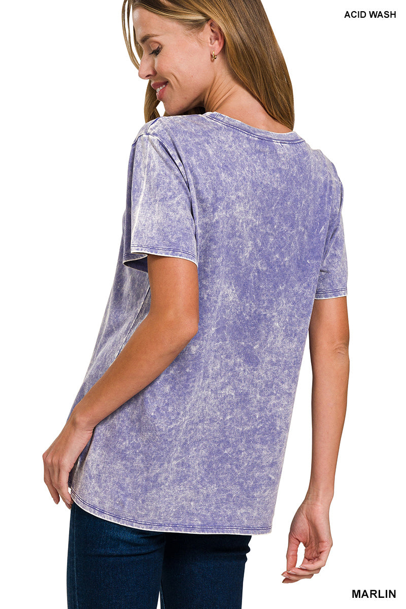 Washed Short Sleeve Shirt