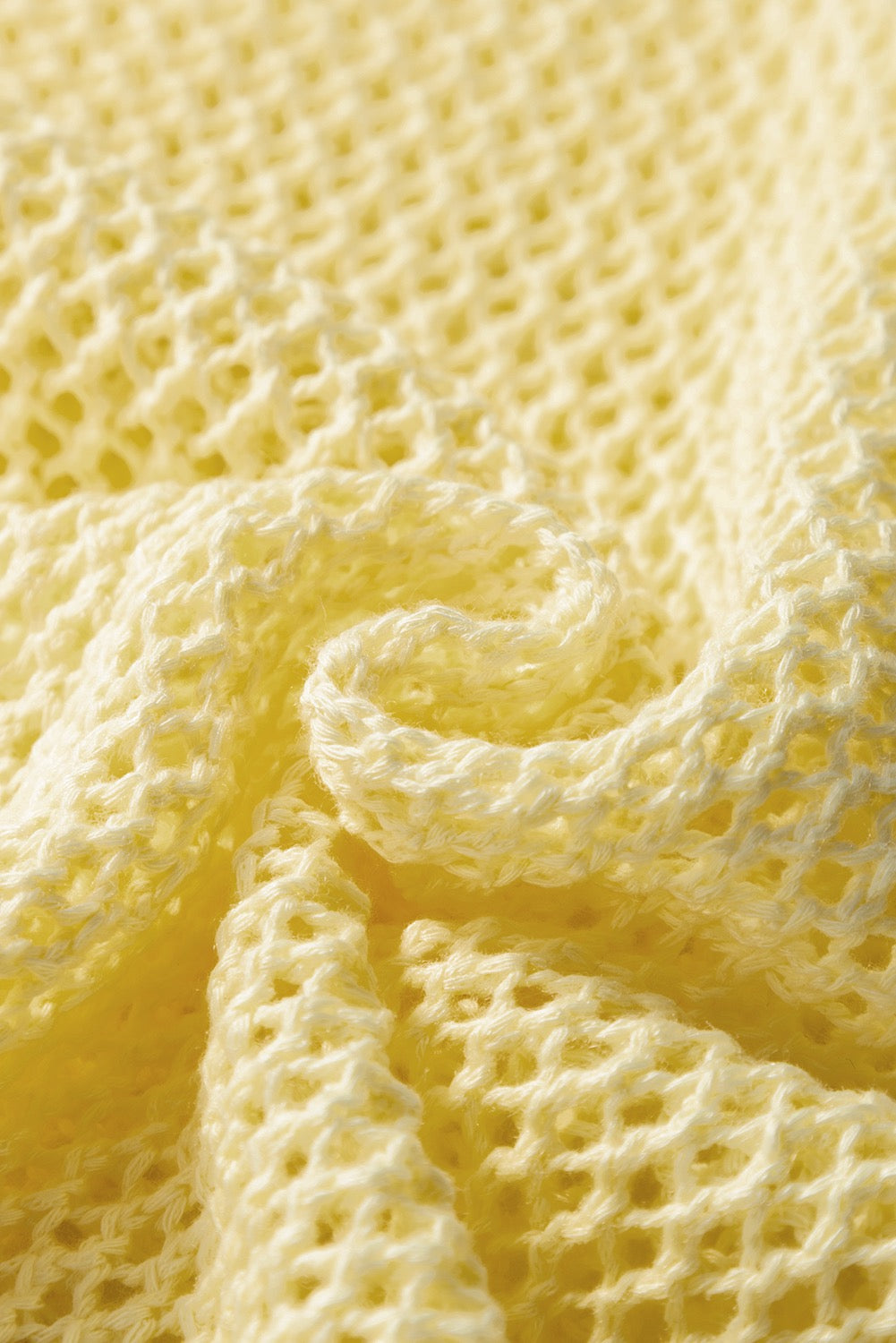 Yellow Knit Sweater Vest