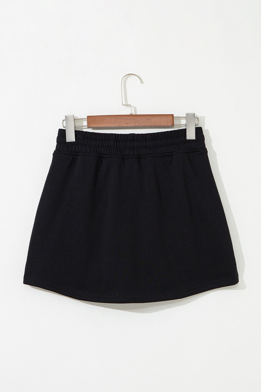 Black French Terry Skort w/ Pockets