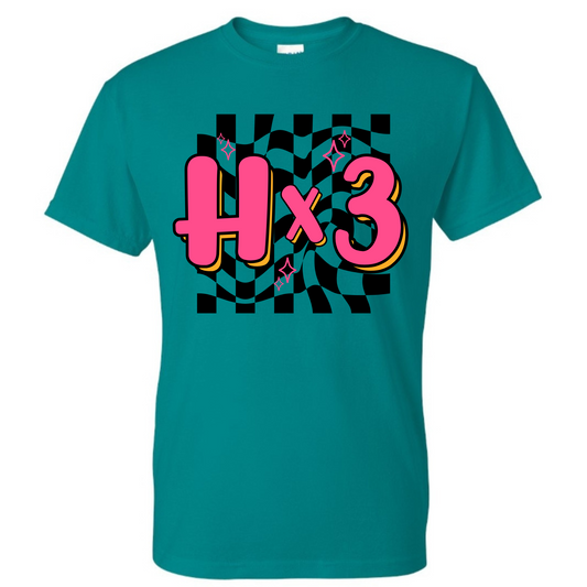 Hx3 - Marine bella checkered tee