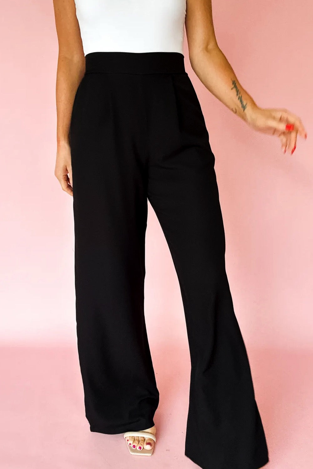 Pleated Loose Pants