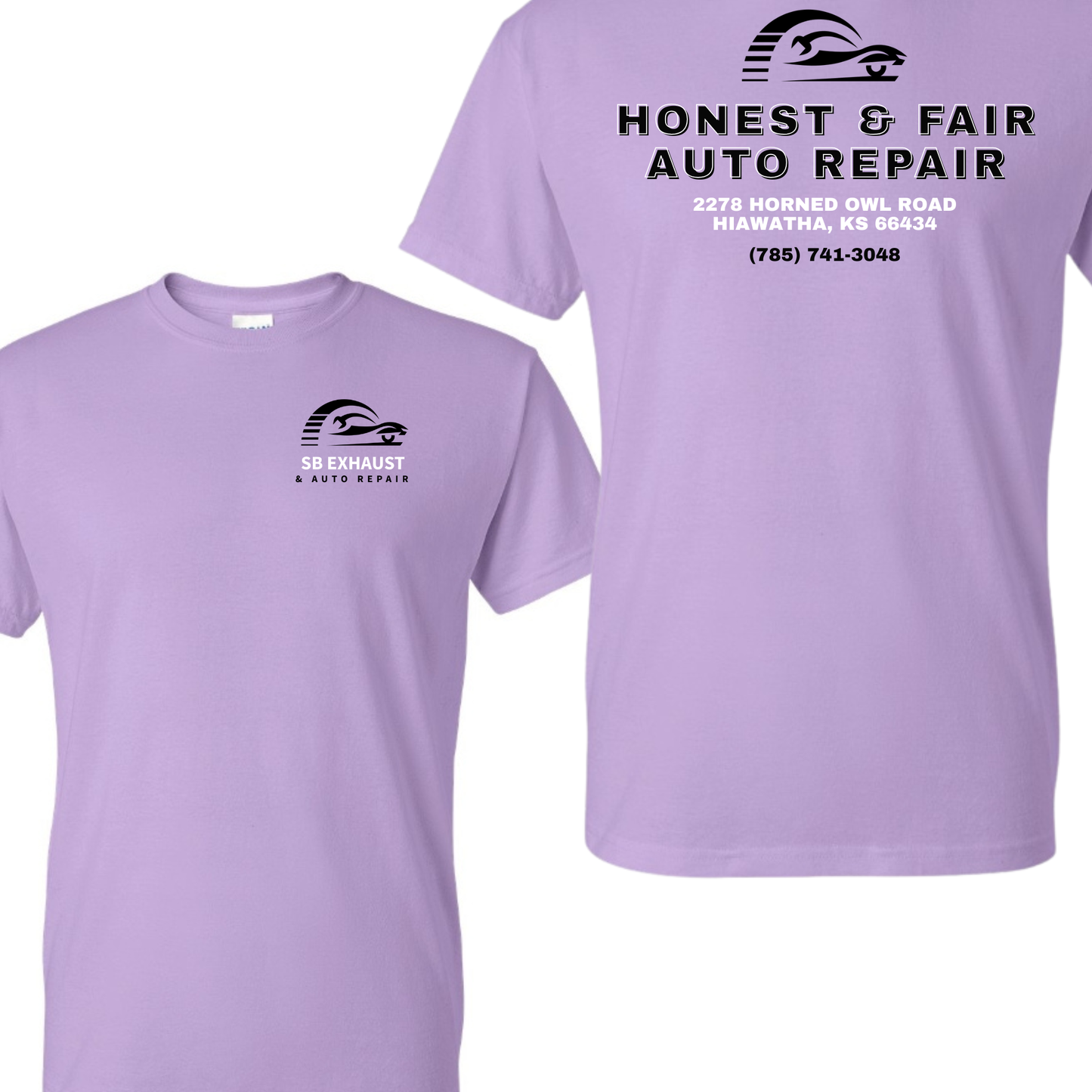 SB Exhaust Auto Repair Tees