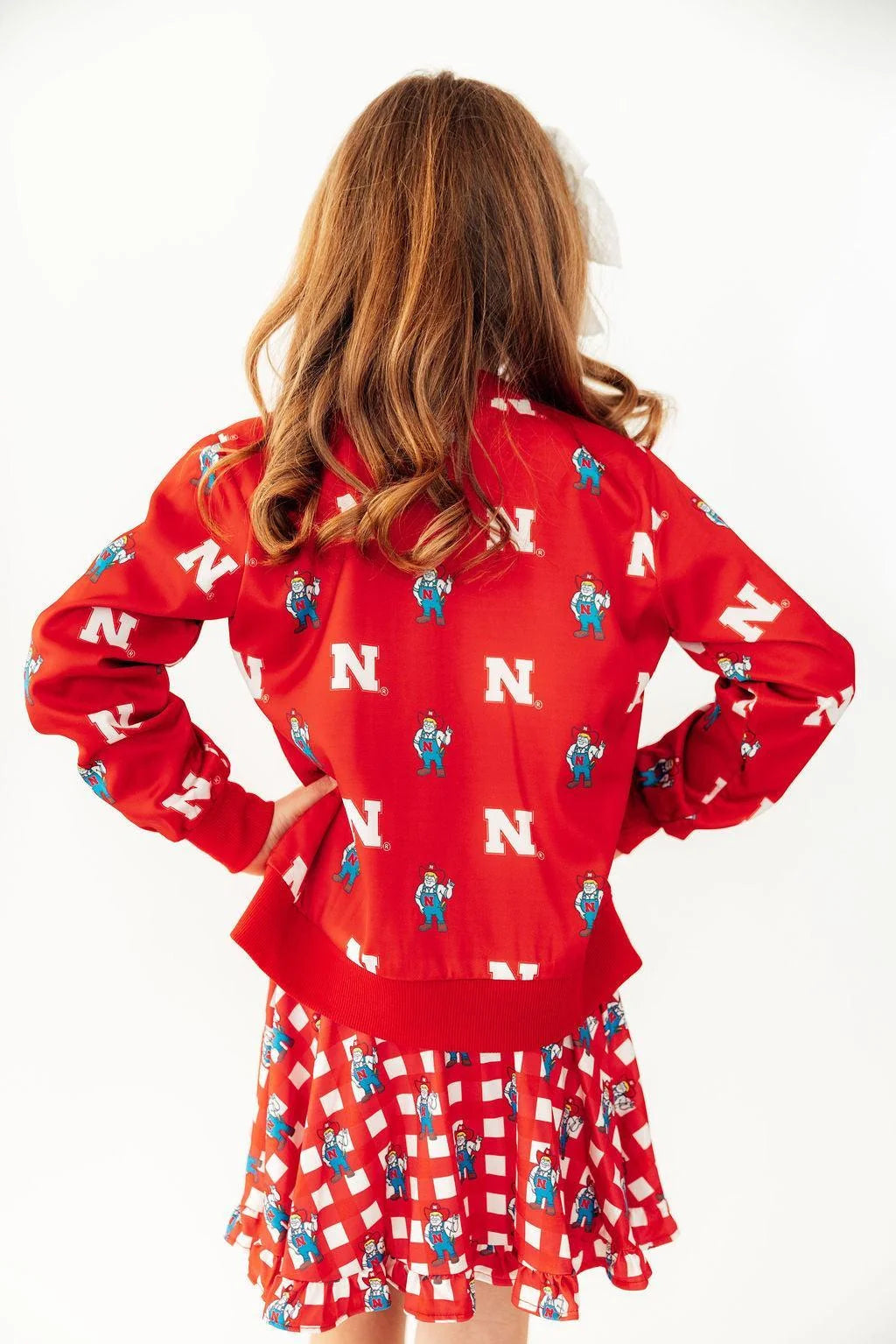 Red Herbie Husker Satin Jacket