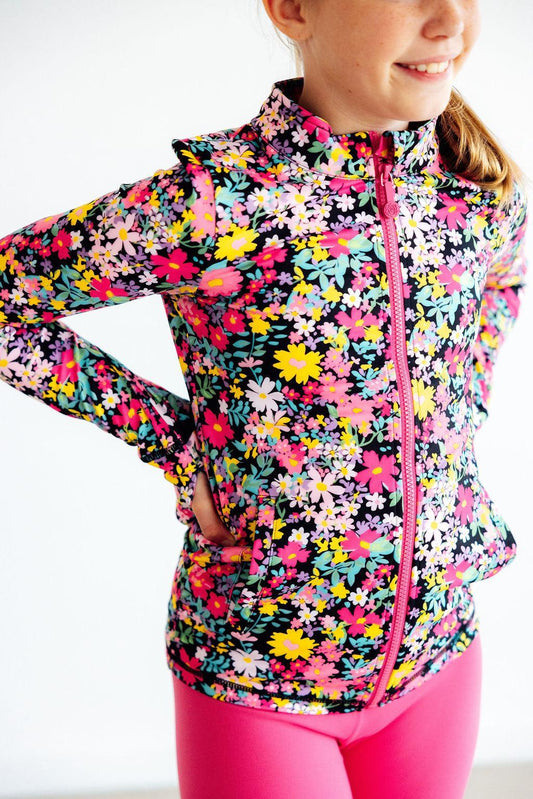 Floral Full Zip Jacket