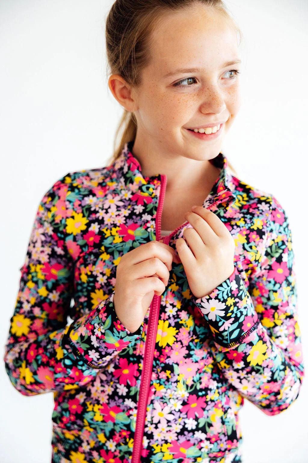 Floral Full Zip Jacket