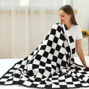 B/W Checkered Blanket