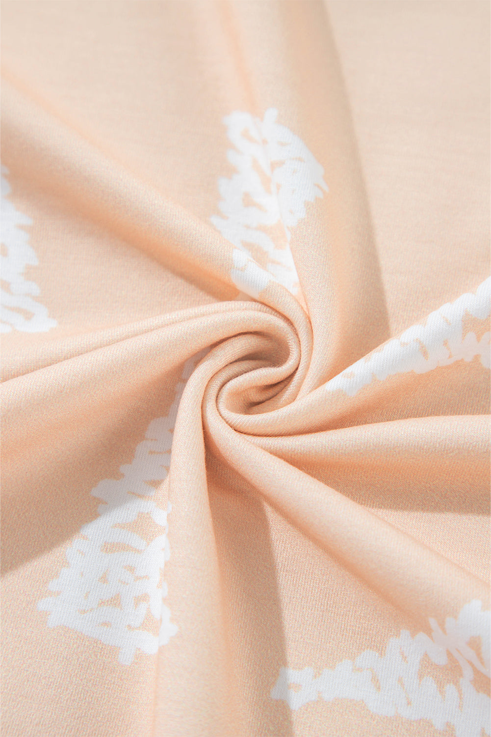 Apricot Christmas Tree Pajama Set