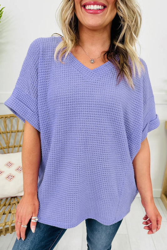 Wisteria Waffle Knit Top