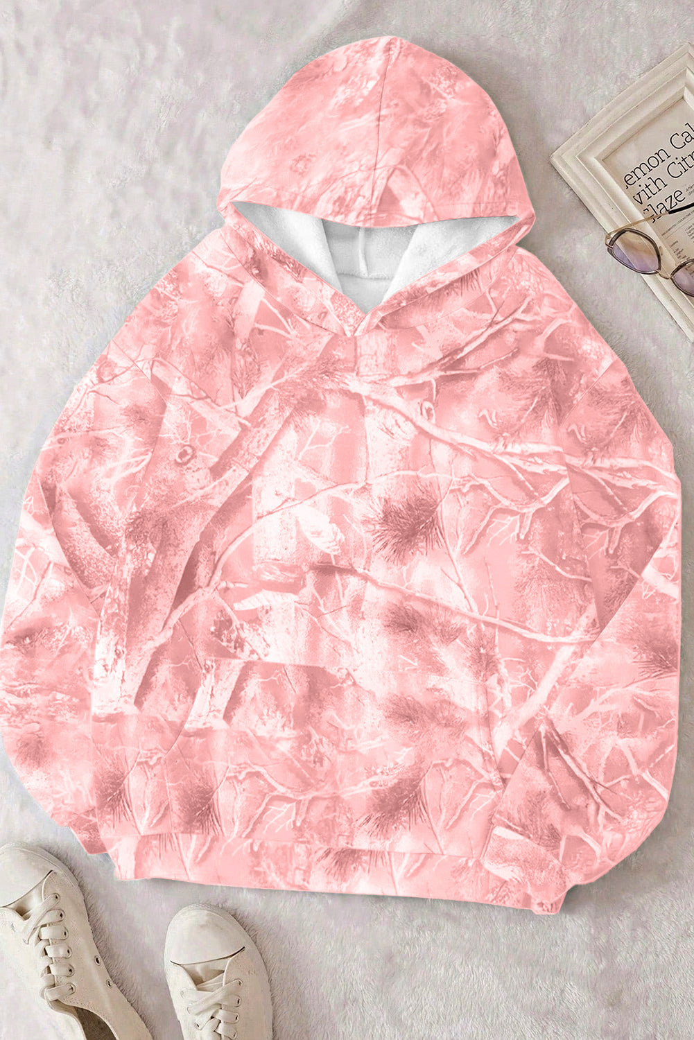 Pink Camouflage Hoodie