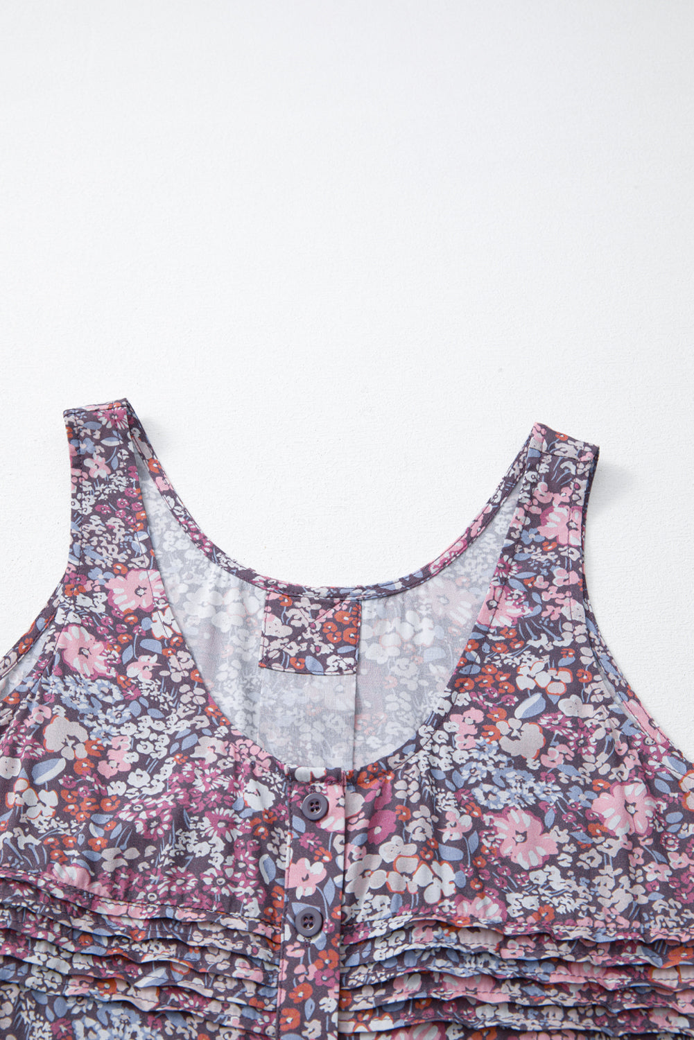 Floral Buttoned Tank
