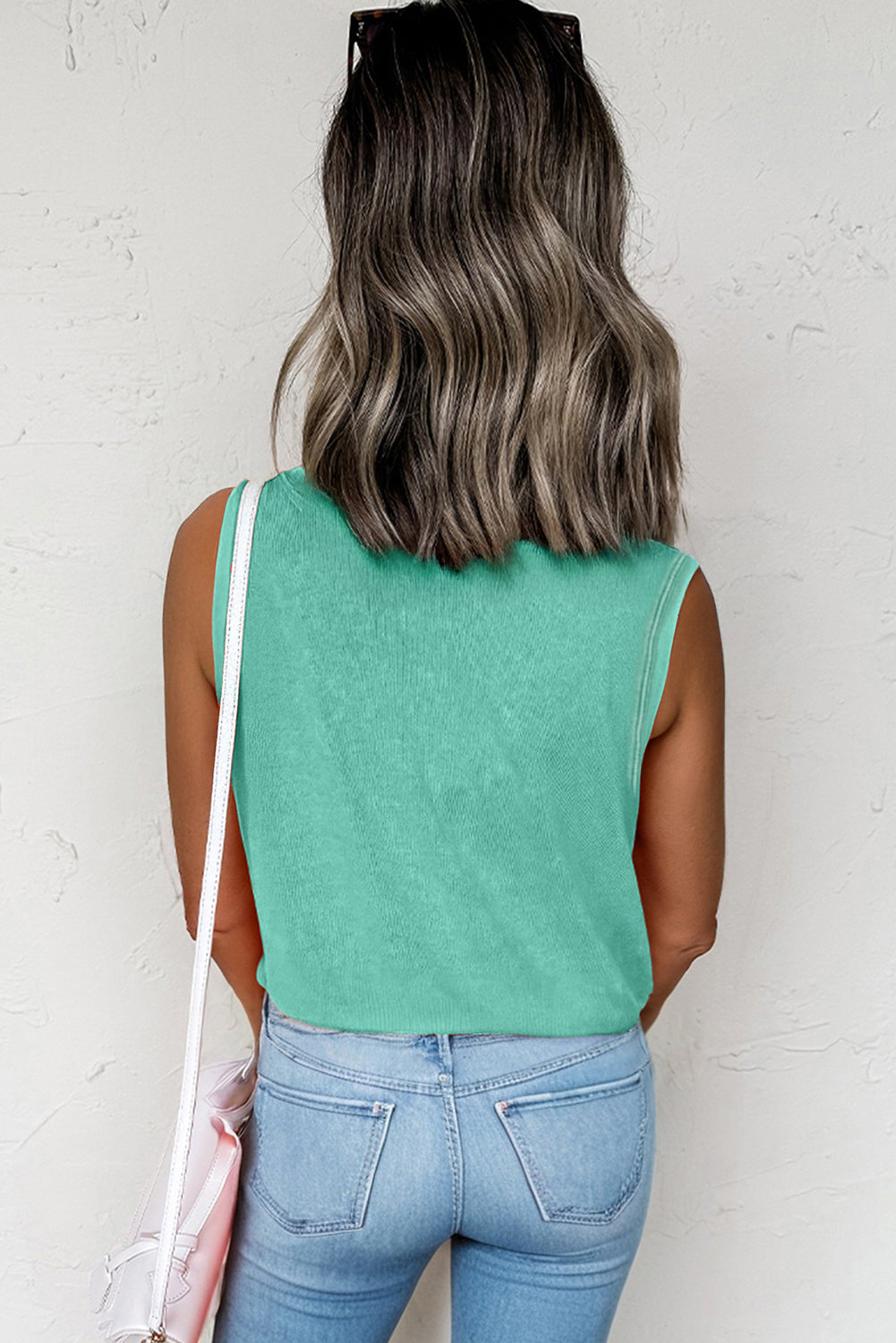 Sea Green Mineral Wash Tank Top