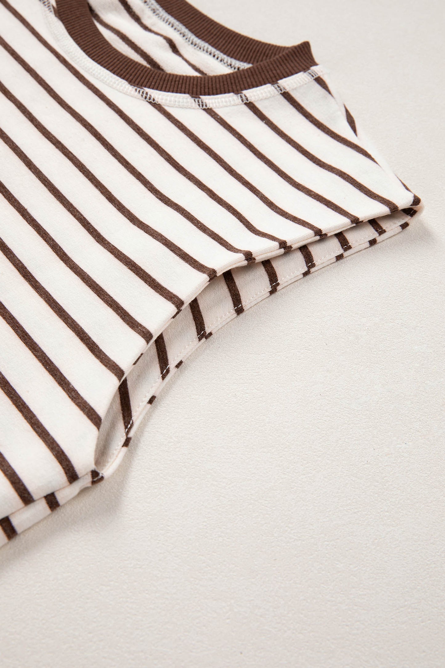 Brown Stripe Tank