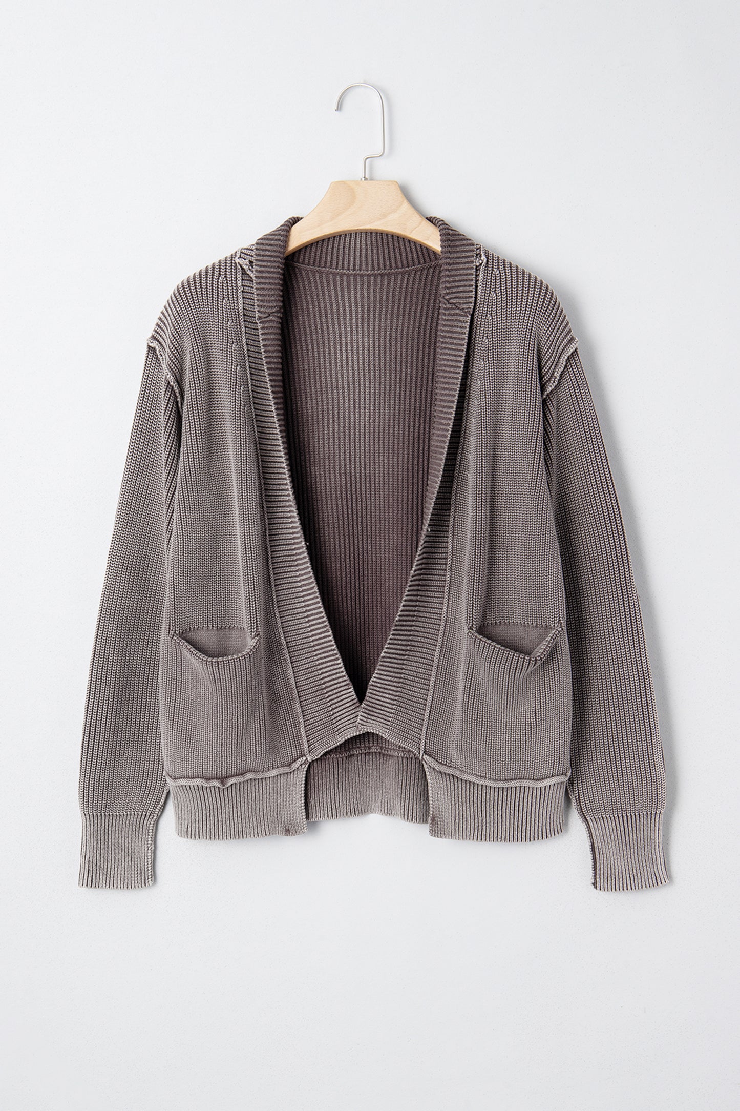 Mineral Wash Patchwork Cardigan