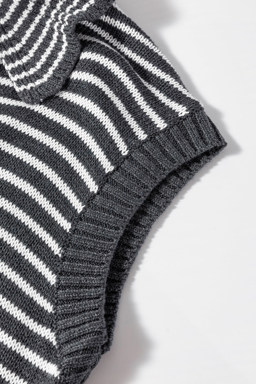 Stripe Collared Sweater Vest
