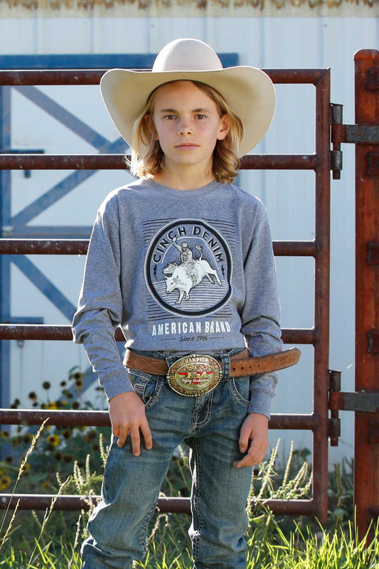 Cinch Youth L/S Tee