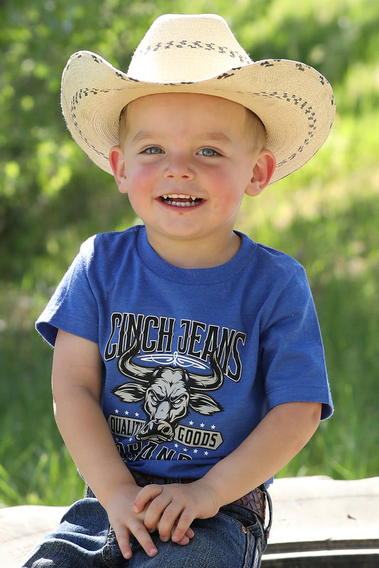 Cinch Youth Blue Tee