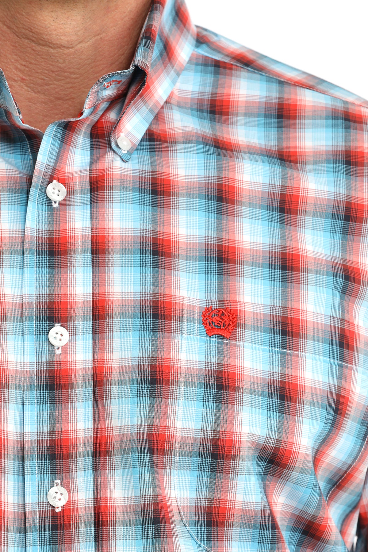 MENS S/S PLAID