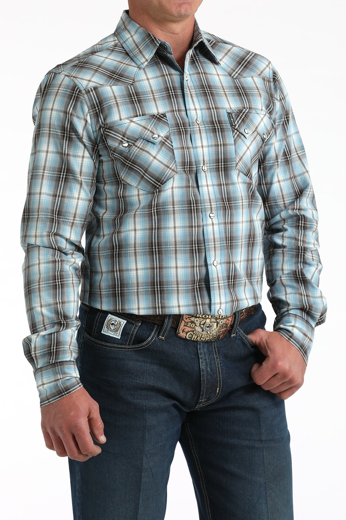 MENS L/S PRINT MODERN