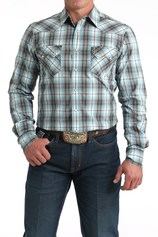 MENS L/S PRINT MODERN