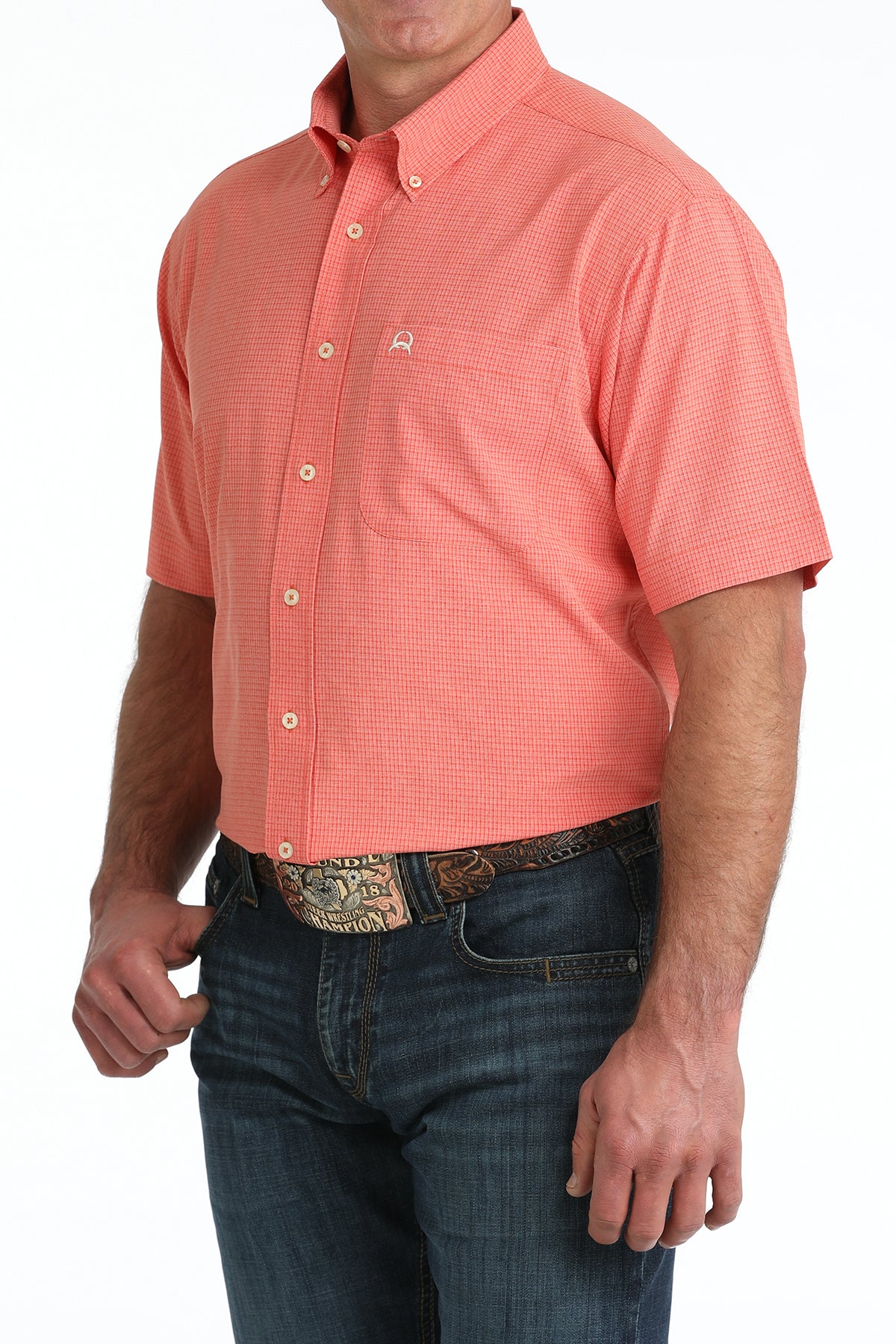 MENS S/S PLAID ARENAFLEX