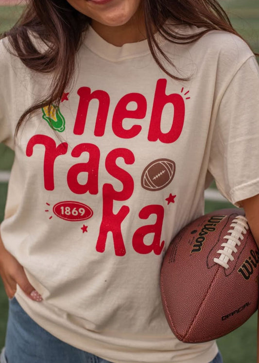Nebraska Tailgate Tee