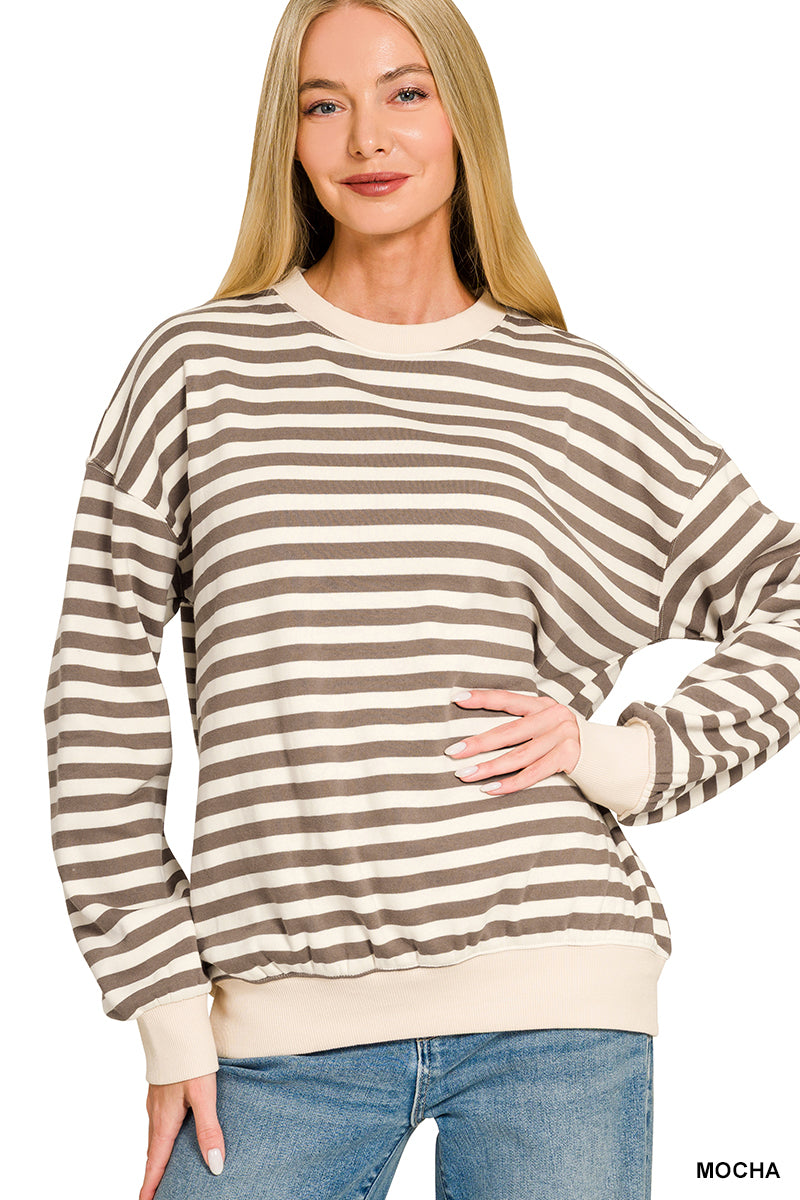 Premium Striped Oversize Sweater