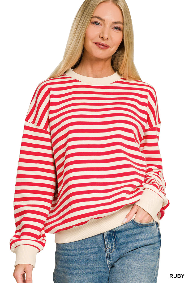 Premium Striped Oversize Sweater