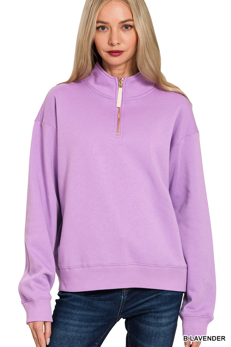 Half Zip Sweatshirt