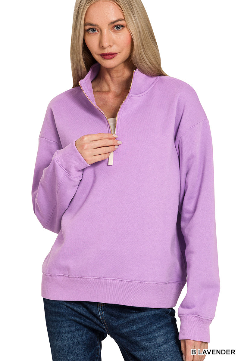 Half Zip Sweatshirt