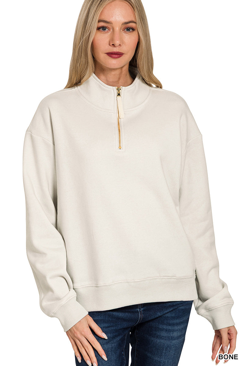 Half Zip Sweatshirt