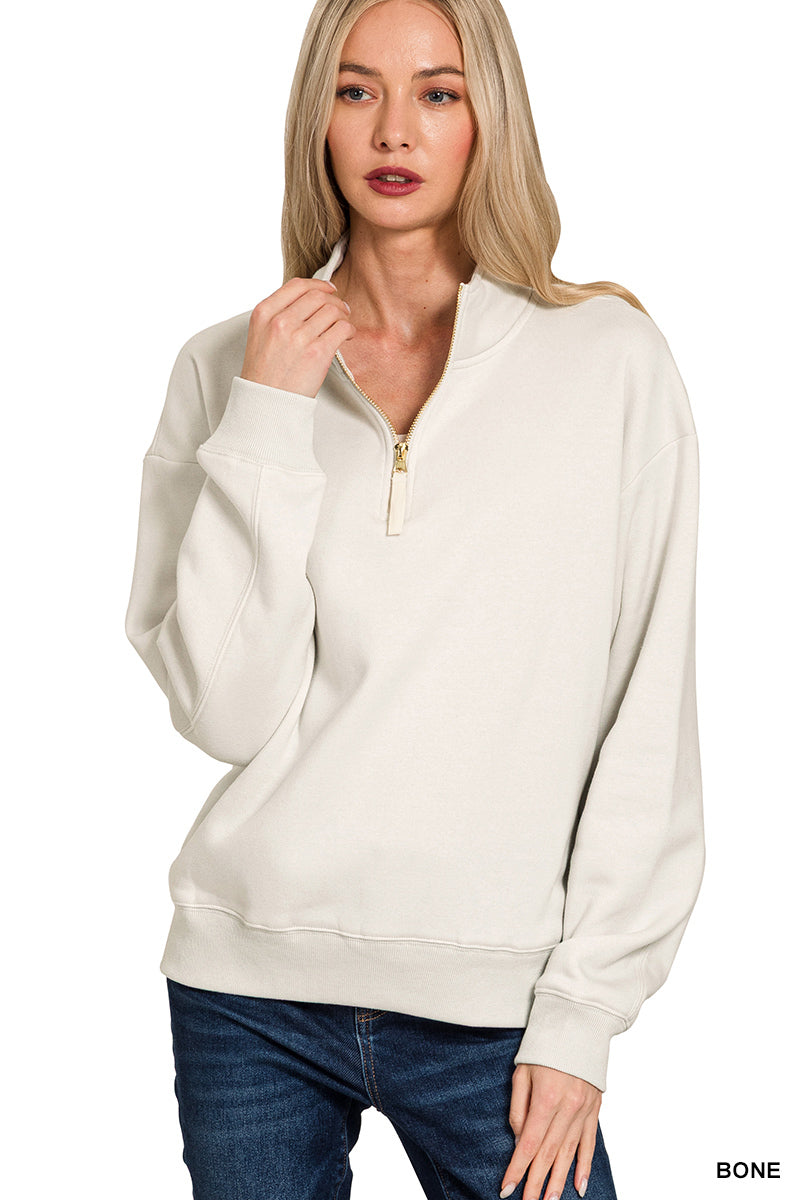 Half Zip Sweatshirt