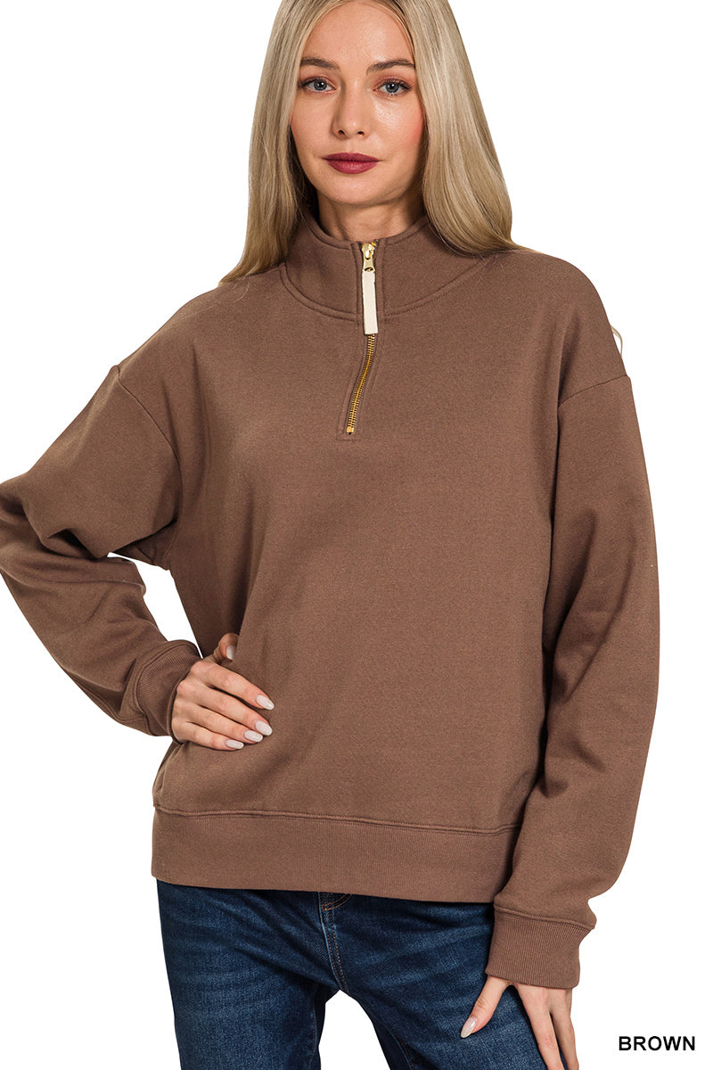 Half Zip Sweatshirt