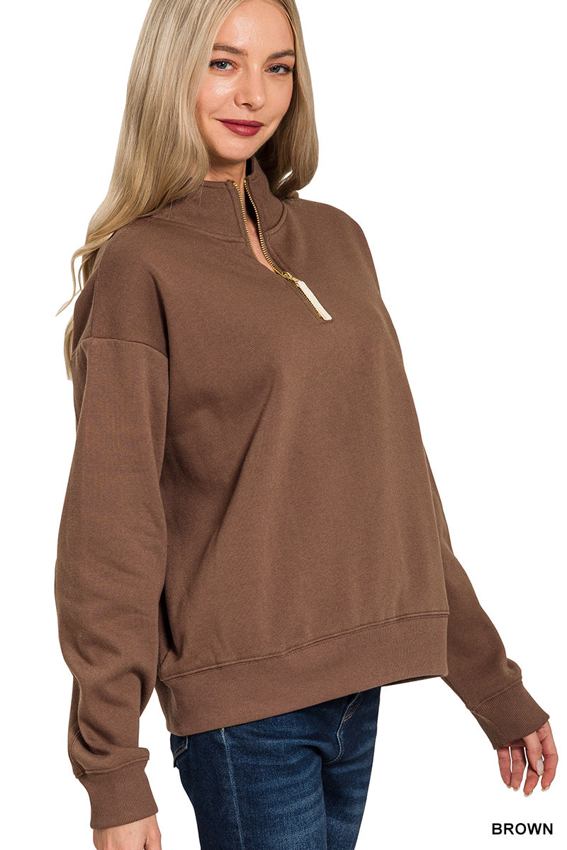 Half Zip Sweatshirt