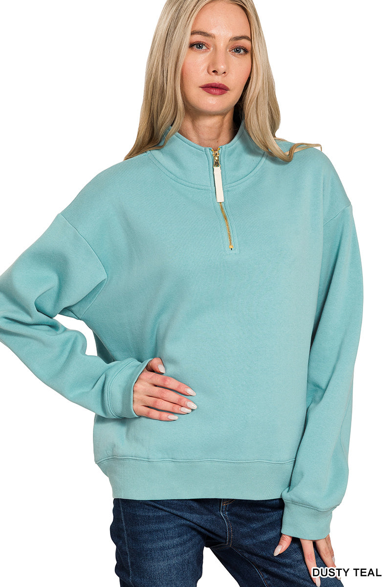 Half Zip Sweatshirt