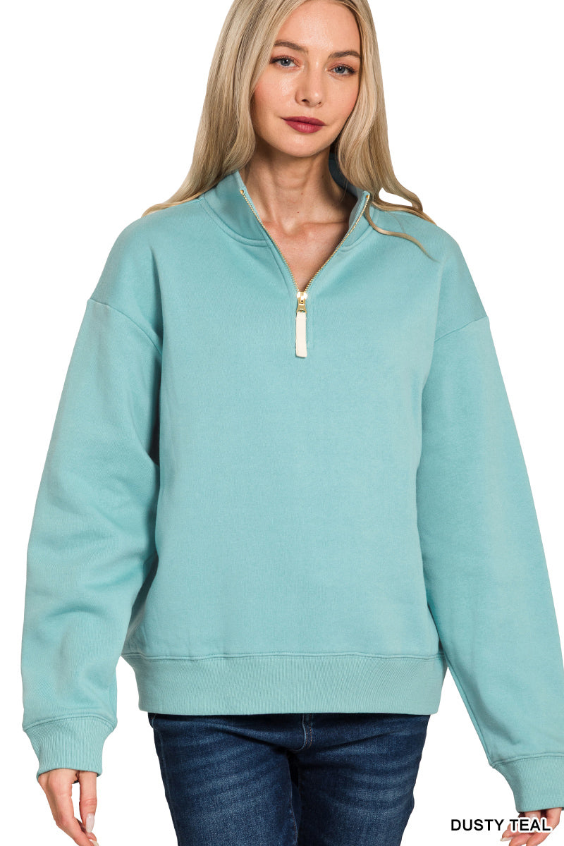 Half Zip Sweatshirt
