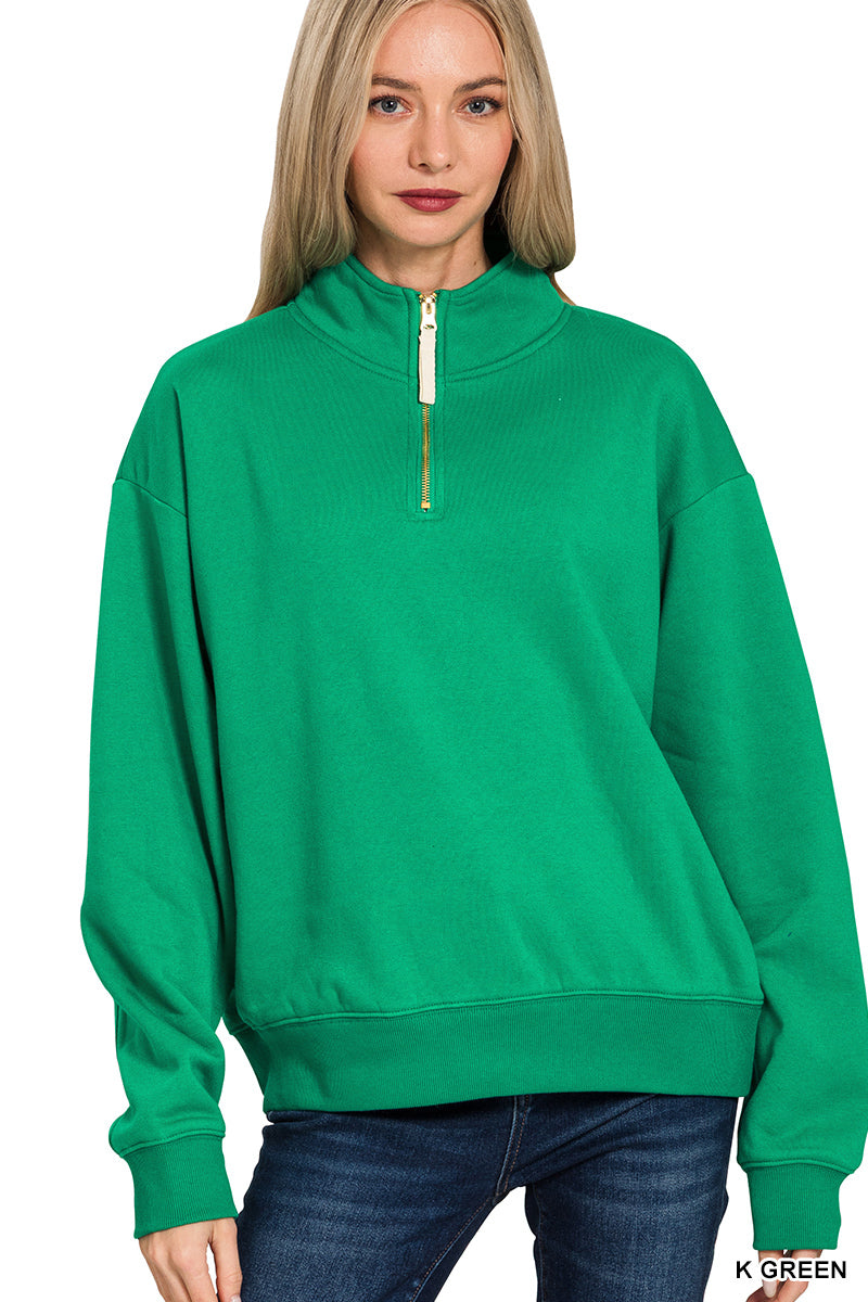 Half Zip Sweatshirt