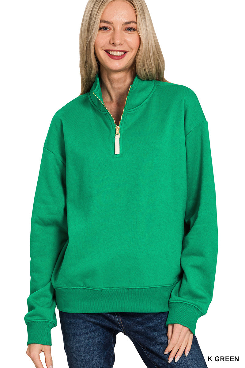 Half Zip Sweatshirt