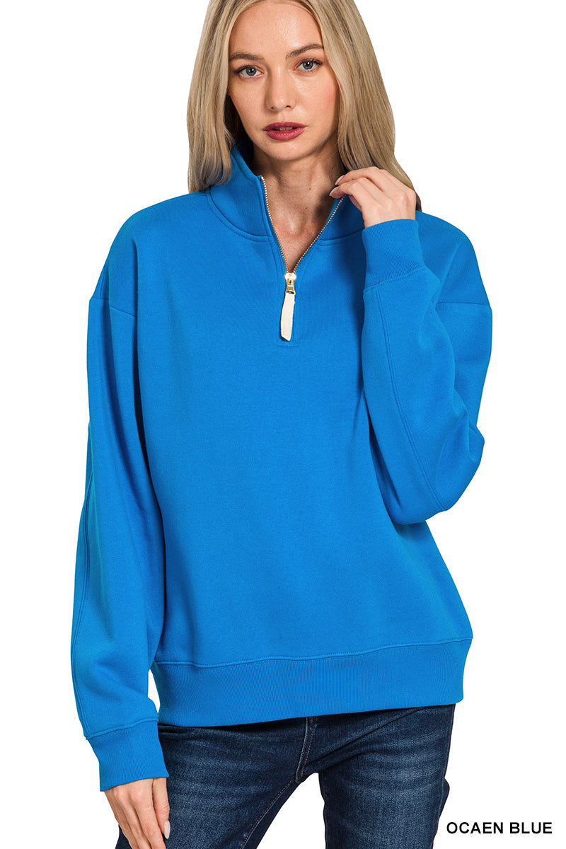 Half Zip Sweatshirt