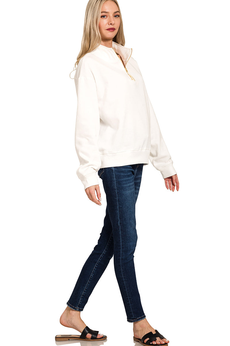 Half Zip Sweatshirt