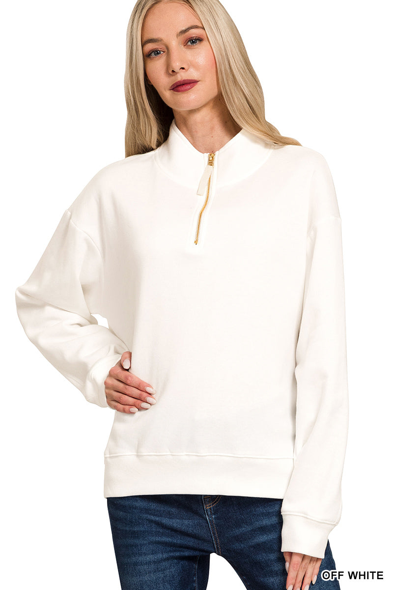 Half Zip Sweatshirt