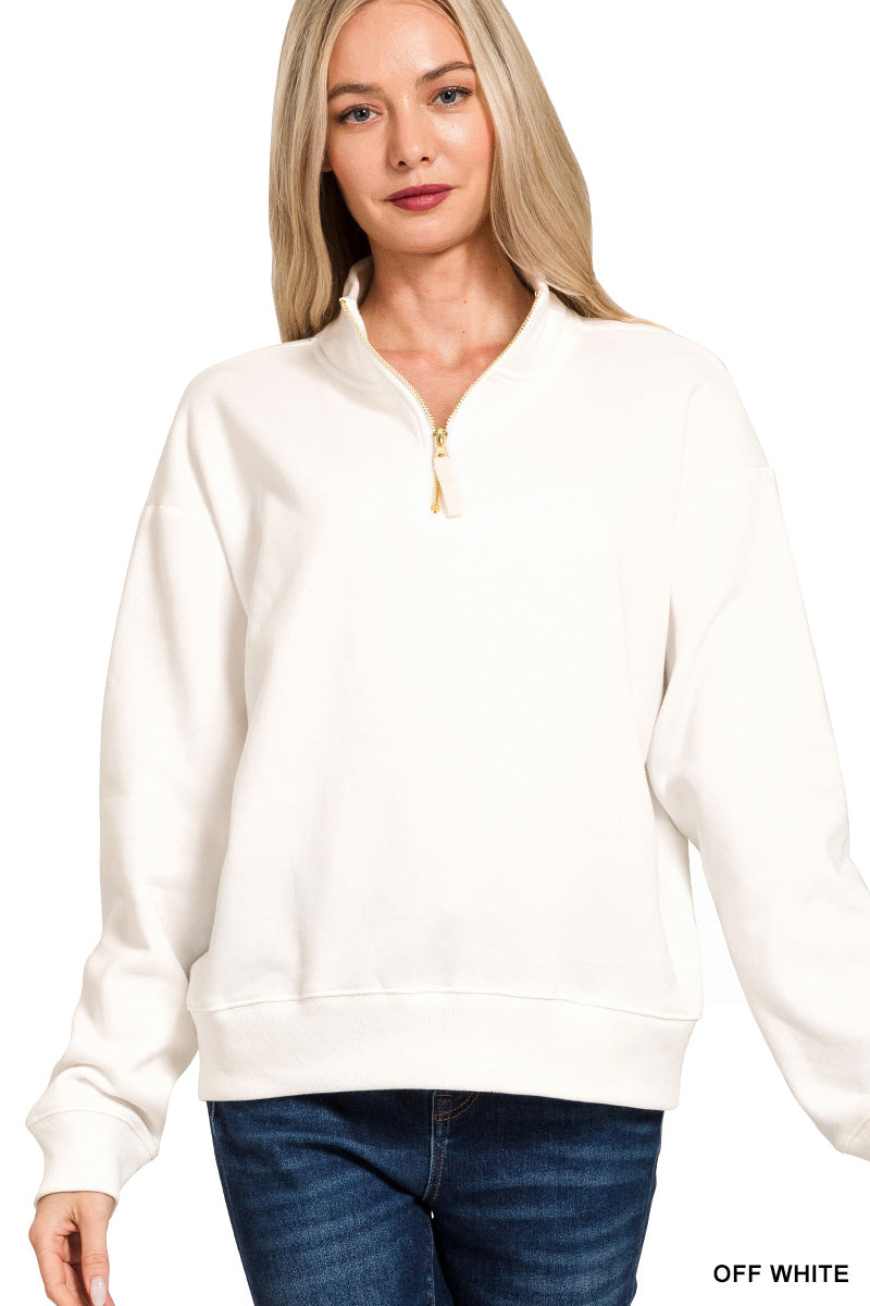 Half Zip Sweatshirt