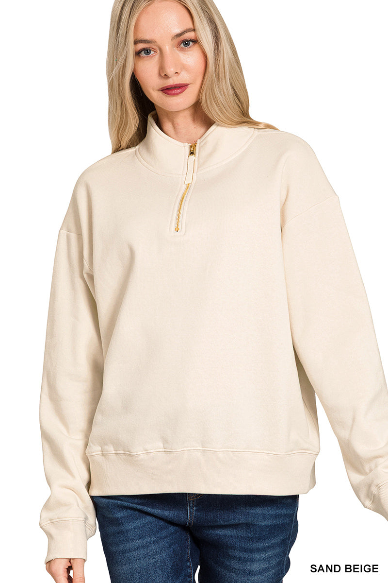 Half Zip Sweatshirt