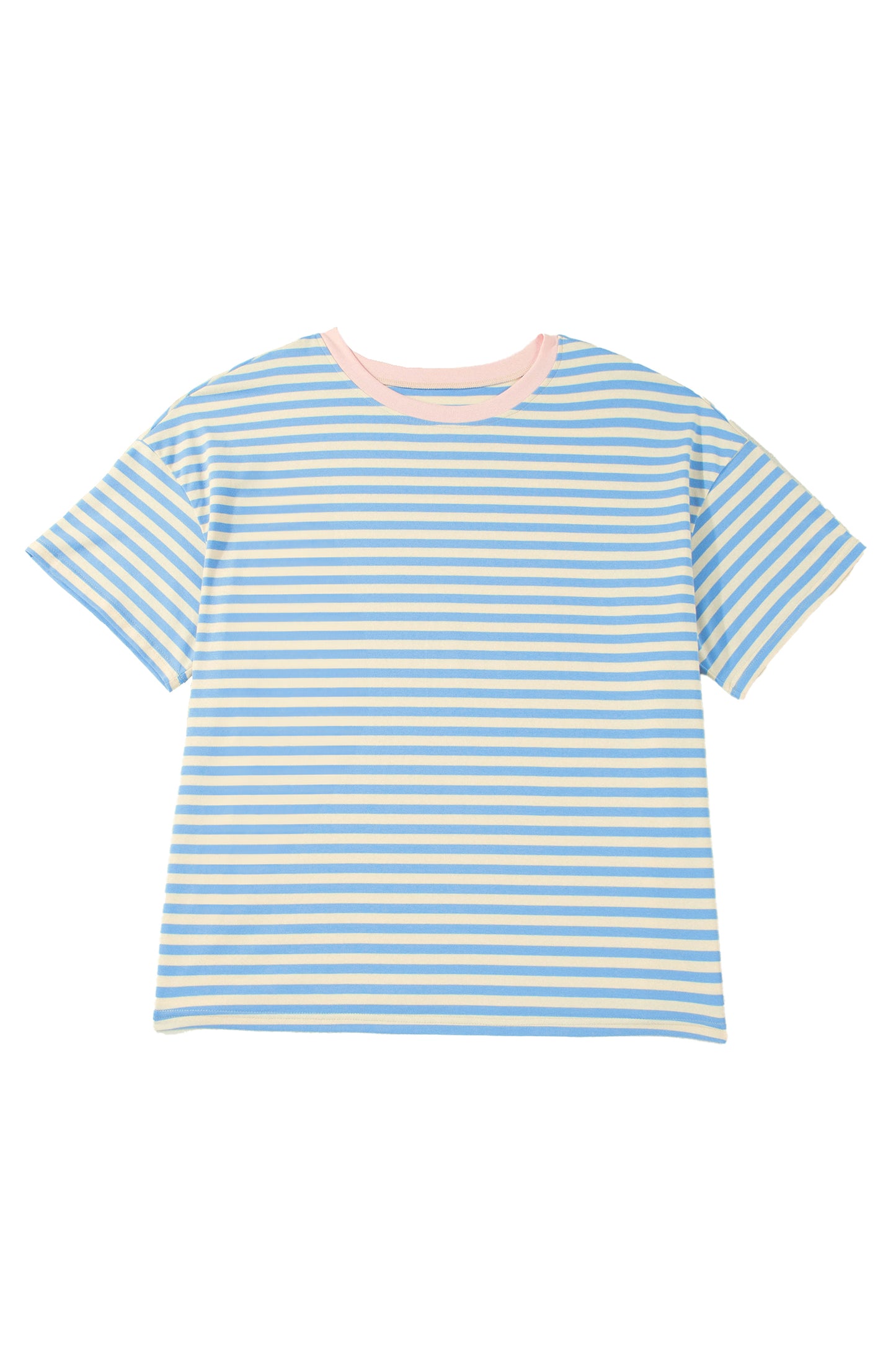Sky Blue Stripe Tee